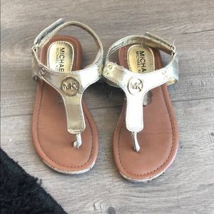 Michael Kors Gold Sandals